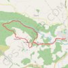 Trace GPS Saint Sauve d'Auvergne, itinéraire, parcours