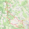 Trace GPS Un circuit des Givrés à Villefranche-de-Rouergue, itinéraire, parcours