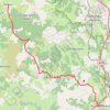 Trace GPS Tour de l'Aubrac - 08 - Termes - Aumont Aubrac, itinéraire, parcours