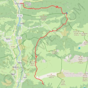 Trace GPS Fichier GPX TVO Etape 4, itinéraire, parcours