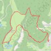 Trace GPS Charande par le Pas de la Lose depuis Engins, itinéraire, parcours