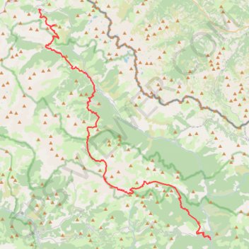 Trace GPS Via Alpina 1/2, itinéraire, parcours