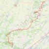 Trace GPS Le GR86 de Sainte-Foy-de-Peyrolières à Aurignac, itinéraire, parcours