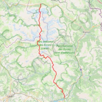 Trace GPS Embrun Trail, itinéraire, parcours