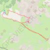 Trace GPS Peyreget (arête SW), tour de la Pène de Peyreget depuis Anéou, itinéraire, parcours