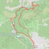 Trace GPS Les Gorges de la Siagne, itinéraire, parcours