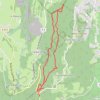 Trace GPS BEC DU CORBEAU - MONTAGNE COCHE - TUNNEL PAS FOSSE, itinéraire, parcours