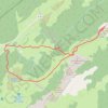 Trace GPS Plateau des Glières, Montagne des Auges, itinéraire, parcours