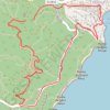 Trace GPS Fabrégas - Batterie du Peyras, itinéraire, parcours