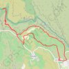 Trace GPS Dans le canyon de La Cesse - au Moulin de Gentil, itinéraire, parcours