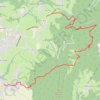 Trace GPS Les Cascades de Villaz (Bornes), itinéraire, parcours