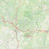 Trace GPS Villefranche -Labastide du vert, itinéraire, parcours