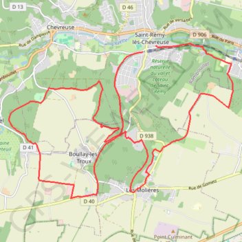 Trace GPS Saint-Rémy-les-Chevreuse - Virades de l'Espoir, itinéraire, parcours