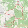 Trace GPS Saint Pantalèon les Beaumettes, itinéraire, parcours