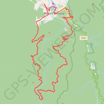 Trace GPS West Kiewa Valley, itinéraire, parcours