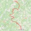 Trace GPS J1 N2 Sarlat Montignac, itinéraire, parcours