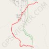 Trace GPS Randonnée dans le parc de l'Isalo à Madagascar, itinéraire, parcours