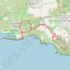 Trace GPS La Londe Bregancon 3 févr. 2021 13:42:45, itinéraire, parcours