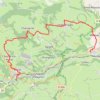 Trace GPS La Via Arverna (Neussargues - Murat), itinéraire, parcours