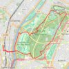 Trace GPS Tour dans le bois de Boulogne, itinéraire, parcours