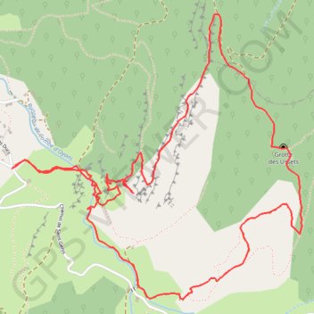 Trace GPS Crête de Morettet (Vercors), itinéraire, parcours