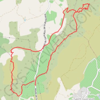 Trace GPS Gèbre - Gibret - Canyon du Diable, itinéraire, parcours