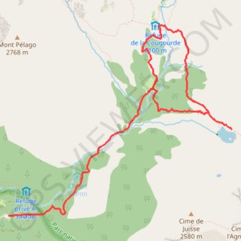 Trace GPS [Itinéraire] Lac de Trécolpas, itinéraire, parcours
