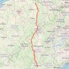 Trace GPS Traversée de la France - De la Belgique à Avignon, itinéraire, parcours
