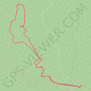 Trace GPS Sentier des mines de Doulovy, itinéraire, parcours