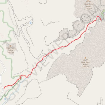 Trace GPS The Subway Trail, itinéraire, parcours