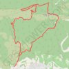 Trace GPS Vallon du Degoutau, itinéraire, parcours