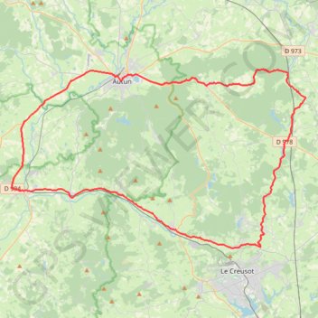 Trace GPS Bas de Canada par Bouvier, itinéraire, parcours