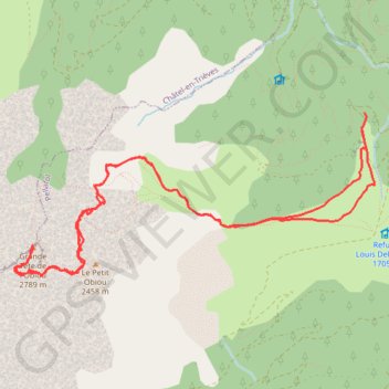 Trace GPS Tête de l'Obiou, itinéraire, parcours
