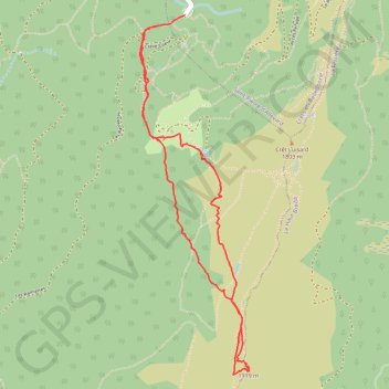 Trace GPS Grand rocher, itinéraire, parcours