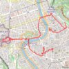 Trace GPS Rome, Vatican, places et fontaines, itinéraire, parcours