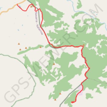 Trace GPS Rutas BardenaNegra 7-6, itinéraire, parcours