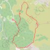 Trace GPS Pic des Courmettes, Puy de Tourrettes hors piste, itinéraire, parcours