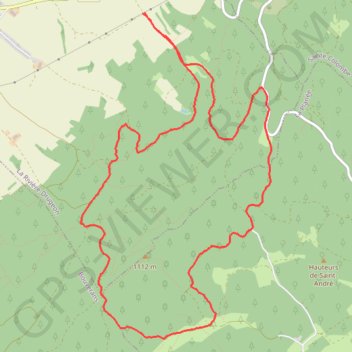Trace GPS Rando course sur le Laveron, itinéraire, parcours