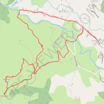 Trace GPS SEINEGUY depuis Lecumbery, itinéraire, parcours
