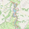 Trace GPS Tour du lac d'Eguzon, itinéraire, parcours