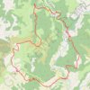 Trace GPS Trail Larzac-Dourbie, itinéraire, parcours