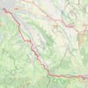 Trace GPS La "V 81" de Pau à Lourdes, itinéraire, parcours