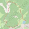 Trace GPS Le Lac Bénit - Randonnée, itinéraire, parcours