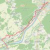 Trace GPS CdSJ GR655 [East] Stage 09: Blois-Chaumont, itinéraire, parcours