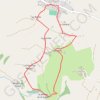 Trace GPS Plateau du Lagast - Auriac Lagast, itinéraire, parcours