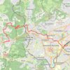 Trace GPS Gare SNCF de Clermont-Ferrand - Route de la Baraque, 63870 Orcines, itinéraire, parcours