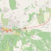 Trace GPS Montenegro - Lovcen J1, itinéraire, parcours