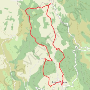 Trace GPS Lou Saltou, itinéraire, parcours