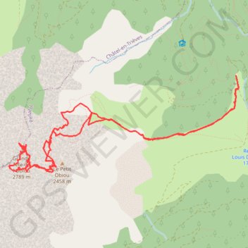 Trace GPS Obiou par les Chatieres (Devoluy), itinéraire, parcours