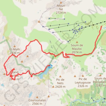 Trace GPS Barbat par Ilhéou, itinéraire, parcours